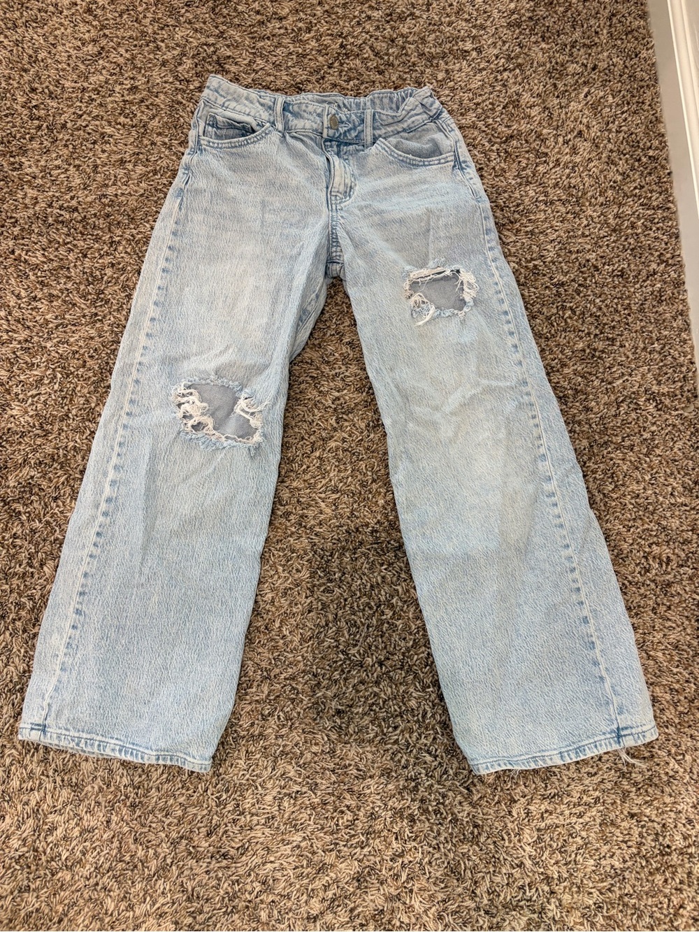 art class light blue distressed kids jeans